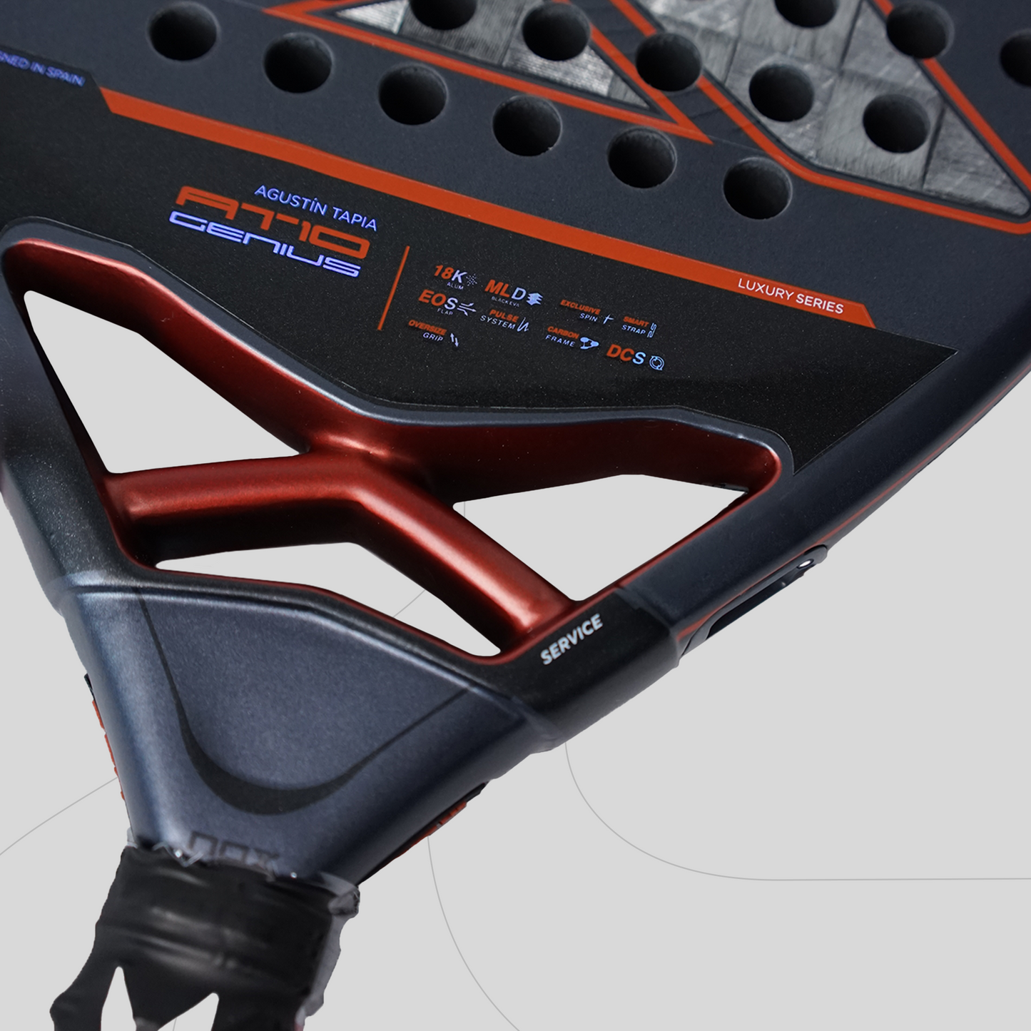 [NEW ORIGINAL] nox Padel Raket AT10 Luxury GENIUS 18K by Agustin Tapia