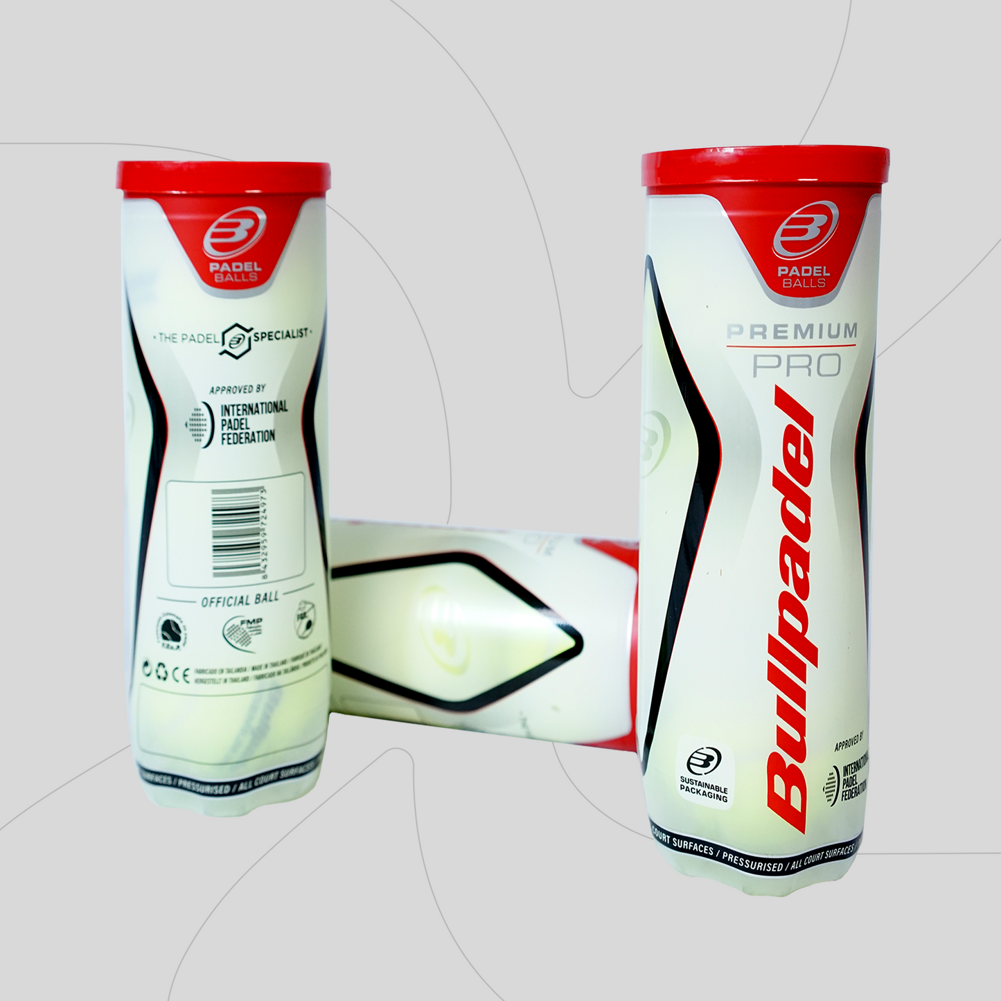 Bullpadel - Padel Premium Pro Balls - New Original