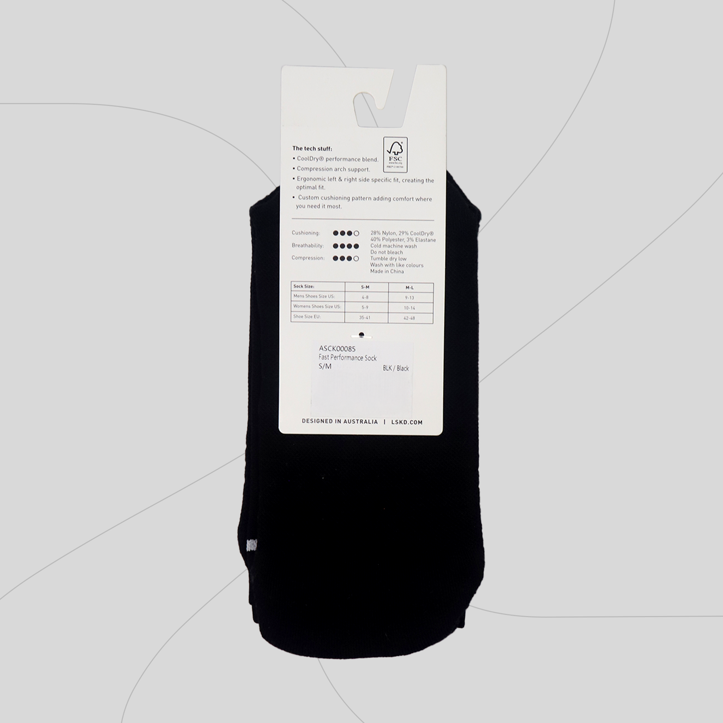 (NEW ORIGINAL) LSKD Fast Performance Crew Socks