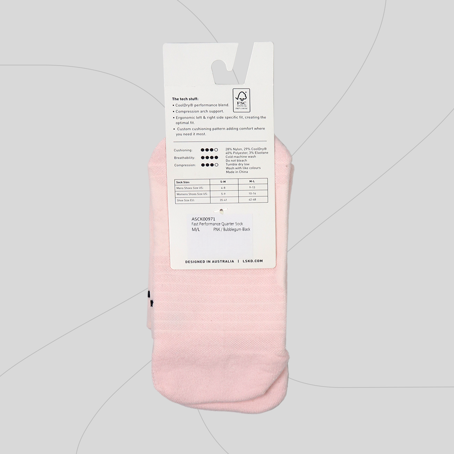 LSKD Fast Performance Quarter Socks - New Original