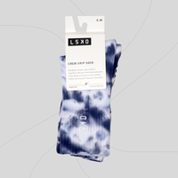 LSKD Signal Crew Pilates Grip Socks - New Original