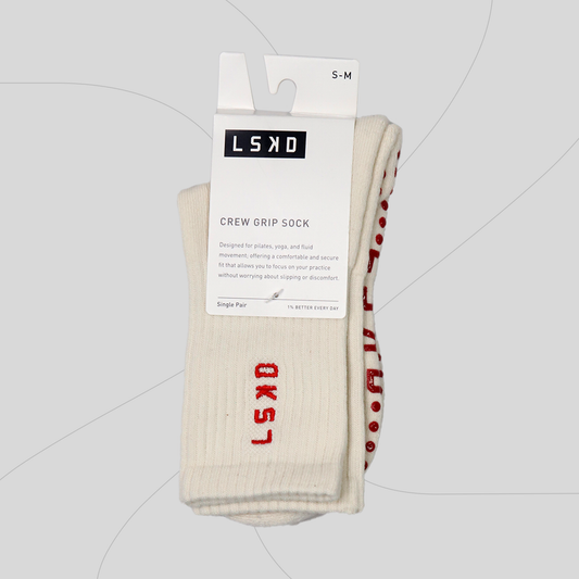 (NEW ORIGINAL) LSKD Signal Crew Pilates Grip Socks