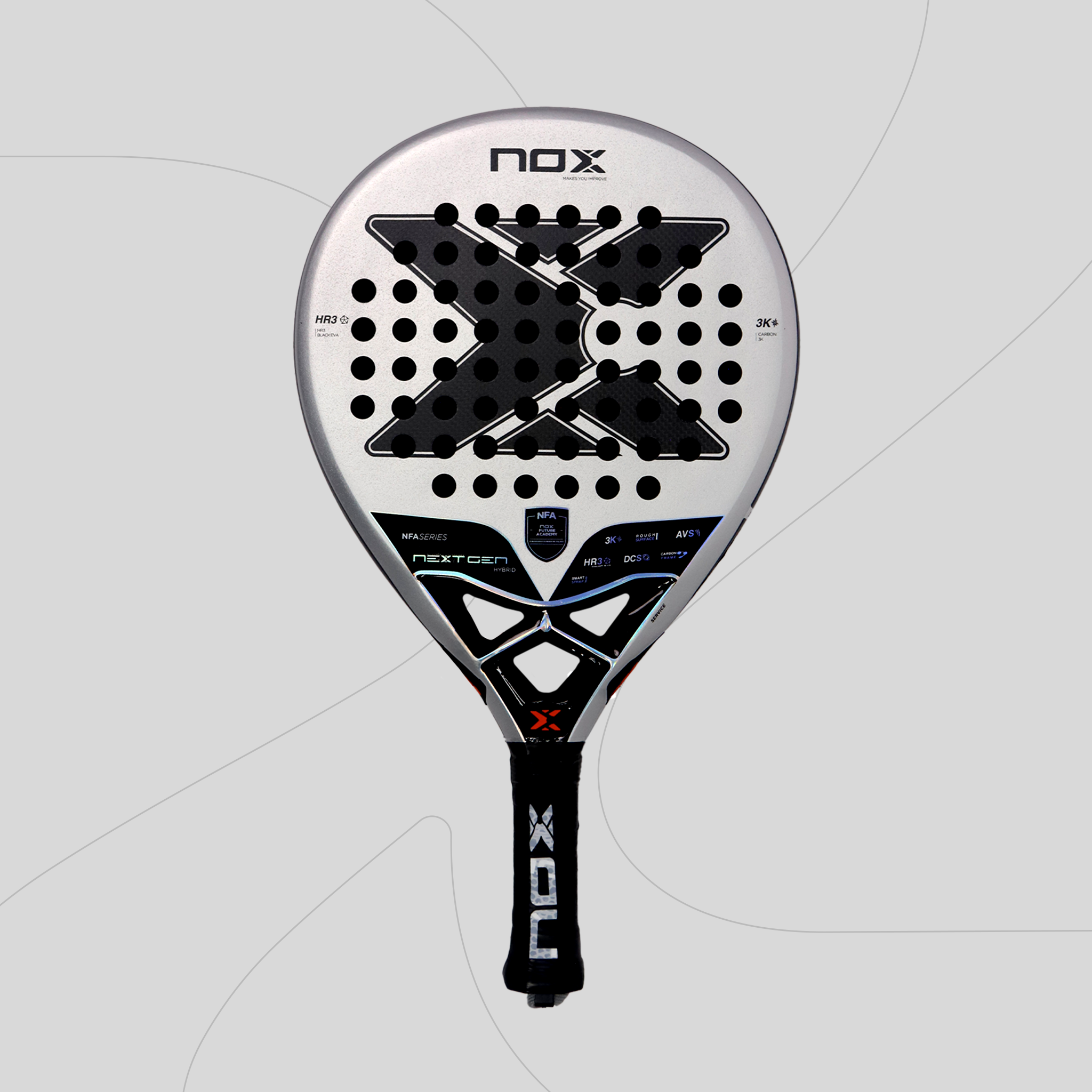 Nox Poster Racket Nox NextGen Hybrid 3K NFA 2025 Racket – Lux-us