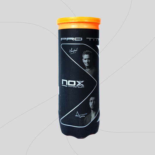 Nox Pro Titanium Pack 3 Padel Balls - New Original