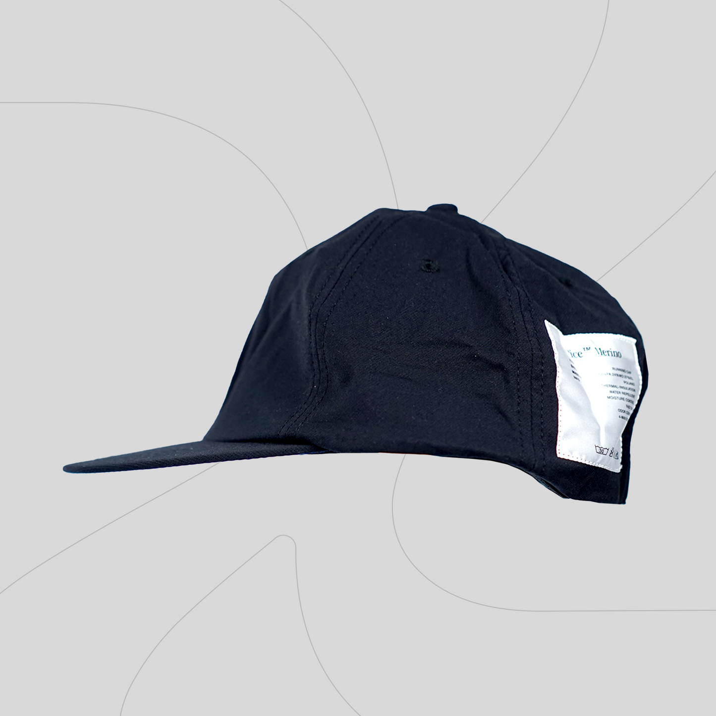 (NEW ORIGINAL) SATISFY Justice Merino Running Cap - Black